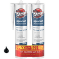 thumbnail image 1 of Kraken Bond Aquarium Silicone Sealant, 100% Waterproof & Non-Toxic Fish Tank Safe Silicone, Black, 10.1 fl oz Cartridge, 2 Pack, 1 of 6