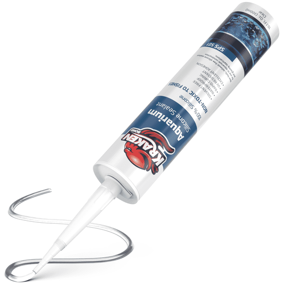 Kraken Bond Aquarium Silicone Sealant, 10.1 fl oz, Clear, Non-Toxic ...