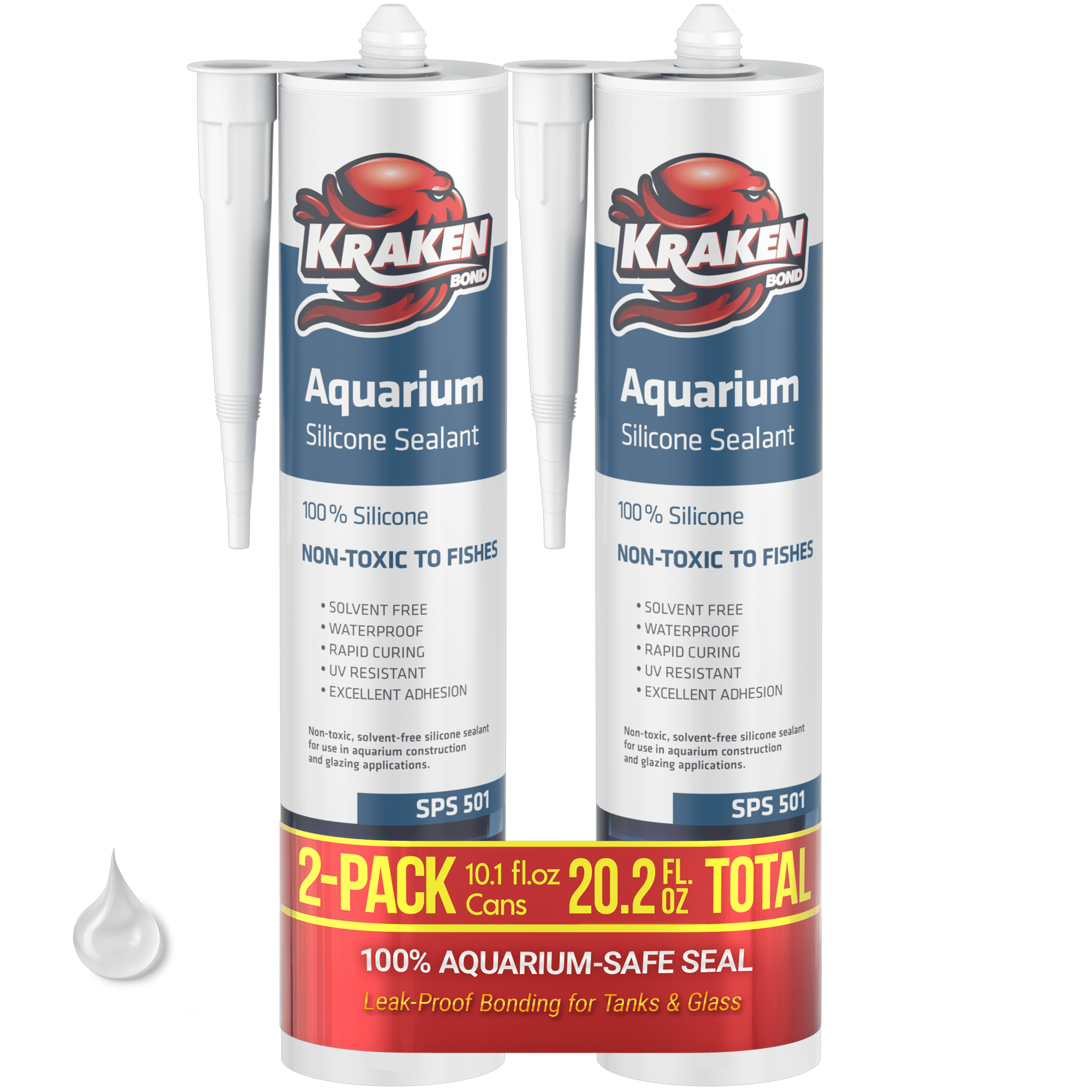 Kraken Black Aquarium Silicone Sealant