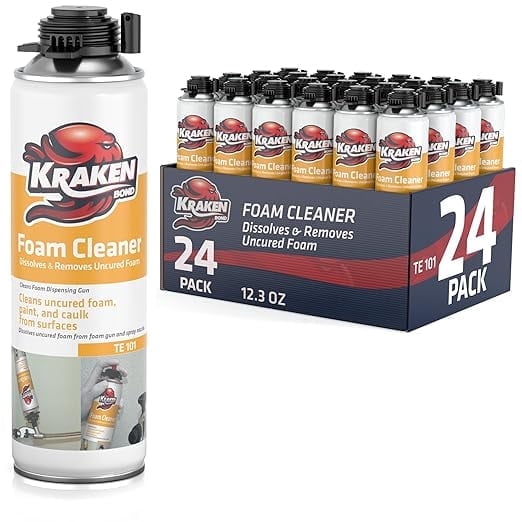 Kraken Bond Polyurethane Spray Foam & Gun Cleaner - Solvent-Based ...