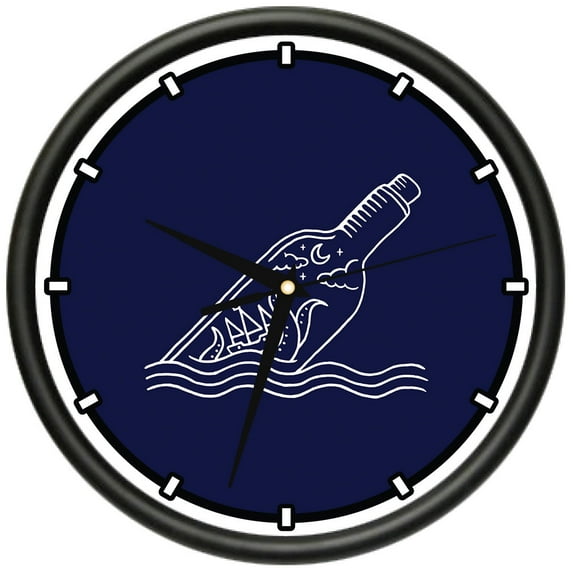 Kraken Bottle Design Wall Clock | Precision Quartz Movement | Décor For School Class Office Bedroom Decoration