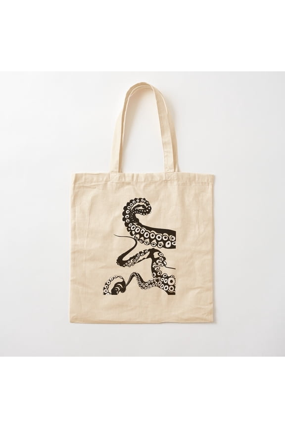 Kraken Octopus Cthulhu Tentacles From The Ocean Deep Canvas Tote Bags, Reusable Shopping Bag