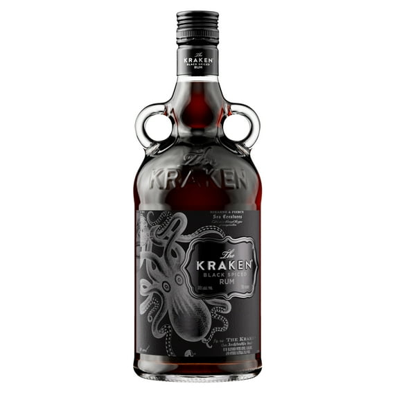 Kraken Rum 70 Proof, 750 ml Glass Bottle, 35% ABV