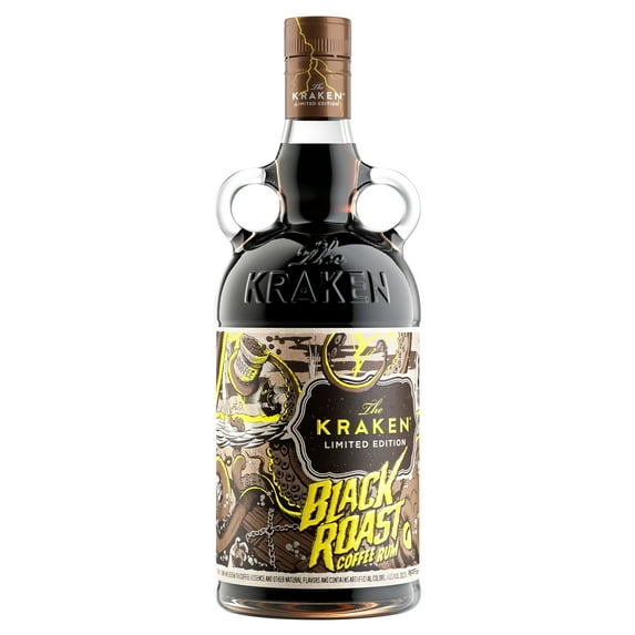 Kraken Rum Black Roast Coffee, 750 ml Glass Bottle, 33.3% ABV