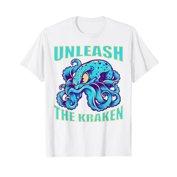 Kraken Sea Monster Vintage Unleash the Kraken Giant Kraken T-Shirt