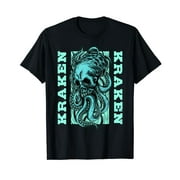 Kraken Skull, Octopus Tentacles. Cthulhu Alternative Kraken T-Shirt