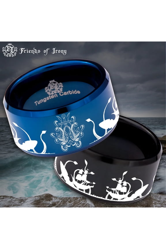 Kraken Tungsten Carbide Ring