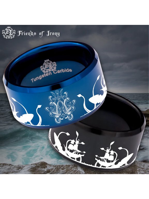 Kraken Tungsten Carbide Ring