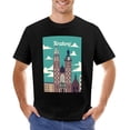 thumbnail image 1 of Krakow Men’s T-Shirt 100% Cotton Casual Short Sleeve Tops Gift Tee Black 2XL, 1 of 2