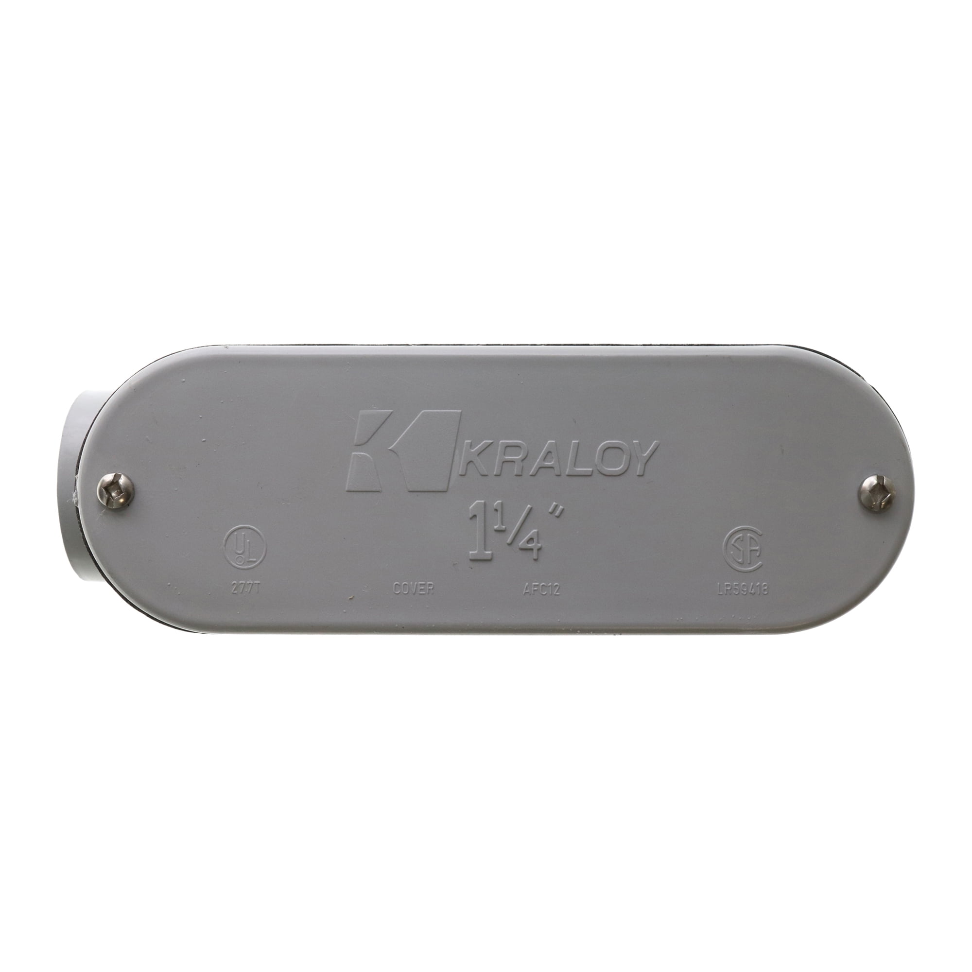 Kraloy LB12 078143 Rigid NonMetallic PVC TypeLB Conduit Fitting, 11/4Inch