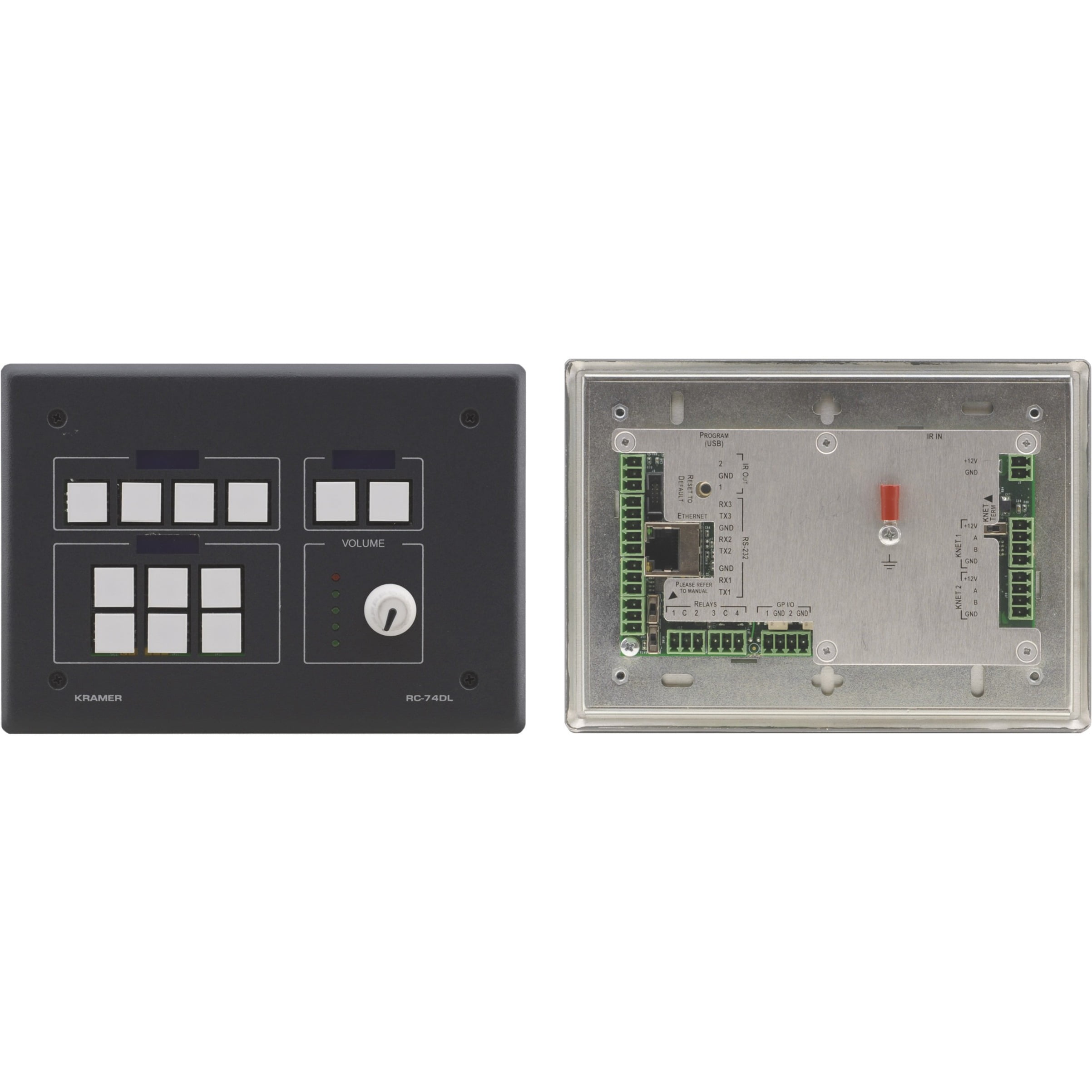 RC-74DL 12?Button Master Room Controller with Digital Volume Knob ...