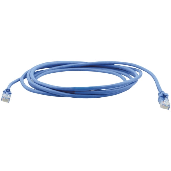 Kramer Electronics PC6A-LS503 1.5' Cat6A S/FTP Slim Patch Cord Cable, 4Px26AWG, 500MHz, Low Smoke & Halogen Free, Yellow