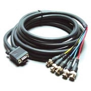 Kramer Electronics C-GF/5BM Molded 15-Pin HD F to 5 BNC M Breakout Cable, 3
