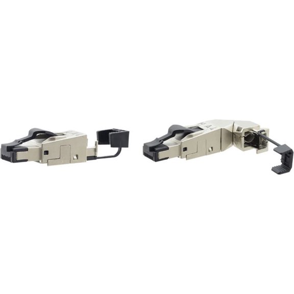 Kramer Electronics CON-FIELD Field Assembly 180 Degree Shielded CAT6A RJ-45 Connector for CAT Cable, Single
