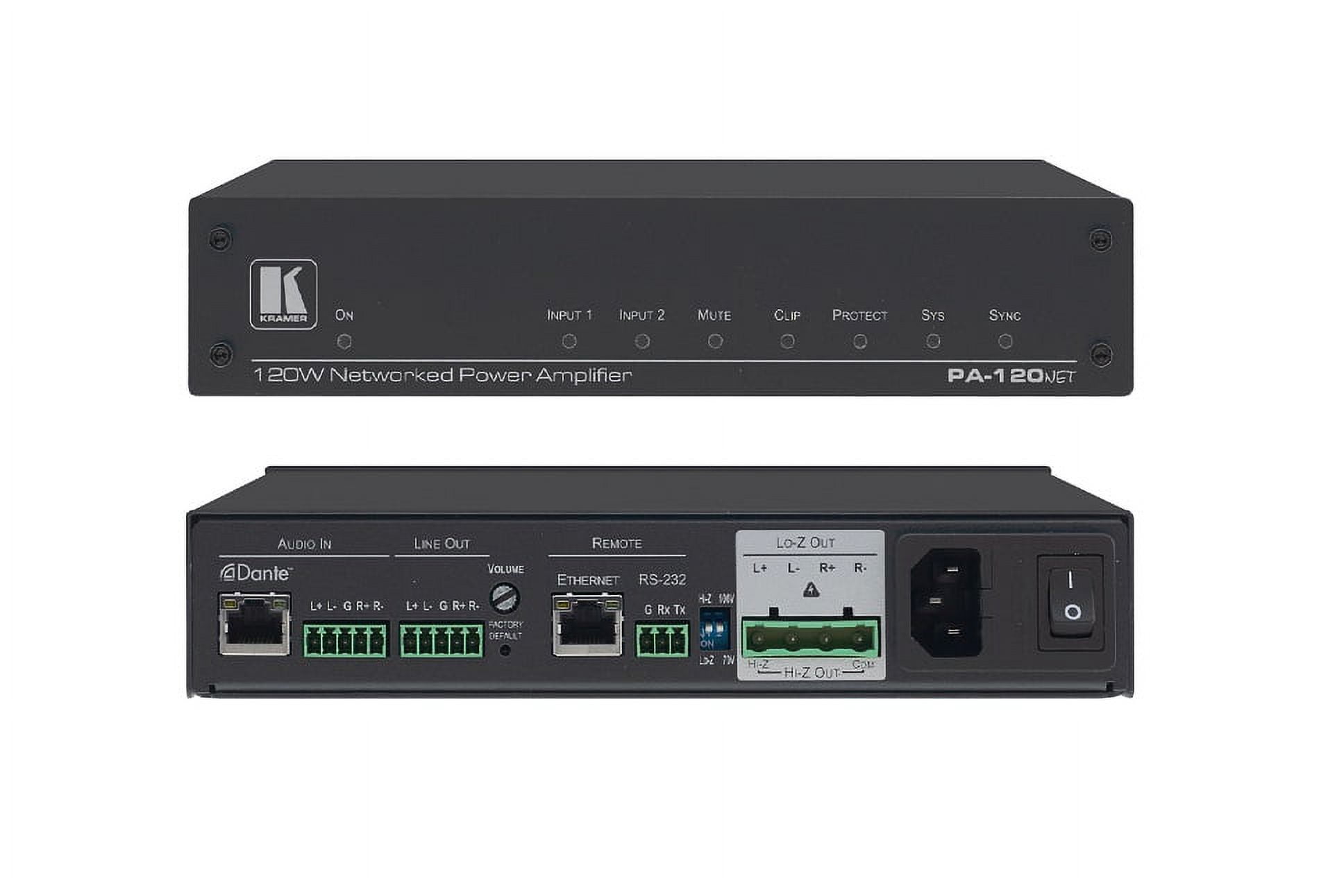 Kramer 120w Networked Power Amplifier