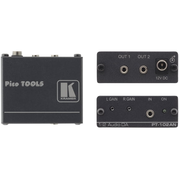 Kramer PT-102AN 1:2 Stereo Audio Distribution Amplifier