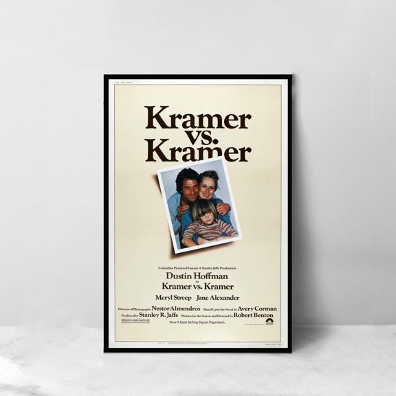 Kramer Vs. Kramer Movie Art Print Room Decoration Art For Gift, Unframed Poster