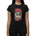 thumbnail image 1 of Krampus Can Naughty Dark Christmas Women's T-shirt, 1 of 4