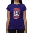 thumbnail image 1 of Krampus Can Naughty Dark Christmas Women's T-shirt, 1 of 4