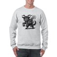 thumbnail image 1 of Krampus Cat Creepy Christmas Gift Men's Sweatshirt, 1 of 4
