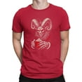 thumbnail image 1 of Krampus Coffee Horror Christmas Holiday Men's T-shirt, 1 of 4
