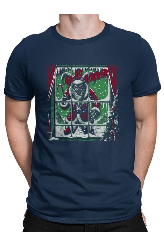 Krampus Creepy Santa Christmas Men's T-shirt
