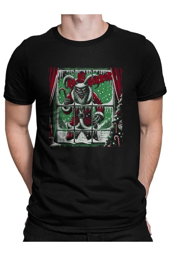 Krampus Creepy Santa Christmas Men's Tshirt