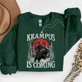 thumbnail image 1 of Krampus Is Coming Christmas Shirt – T-Shirt, Hoodie & Sweatshirt – Holiday Humor – Winter Festivities, 1 of 6