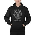 thumbnail image 1 of Krampus Made Me Do It Scary Christmas Men's Hoodie, 1 of 4