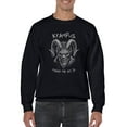 thumbnail image 1 of Krampus Made Me Do It Scary Christmas Men's Sweatshirt, 1 of 4