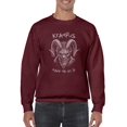 thumbnail image 1 of Krampus Made Me Do It Scary Christmas Men's Sweatshirt, 1 of 4