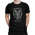 thumbnail image 1 of Krampus Made Me Do It Scary Christmas Men's Tshirt, 1 of 4