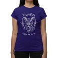 thumbnail image 1 of Krampus Made Me Do It Scary Christmas Women's T-shirt, 1 of 4