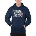 thumbnail image 1 of Krampus Santa Beer Naughty Christmas Men's Hoodie, 1 of 4