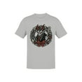 thumbnail image 1 of Krampus Wreath Holiday Design Men's T-shirt, 1 of 3