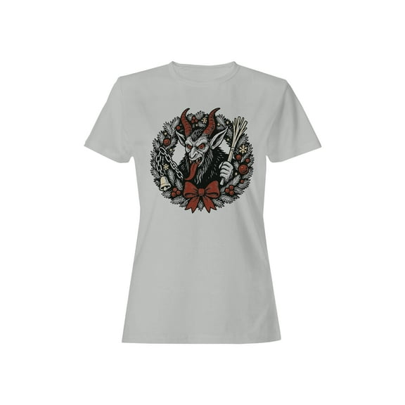 Krampus Wreath Holiday Design Women's T-shirt