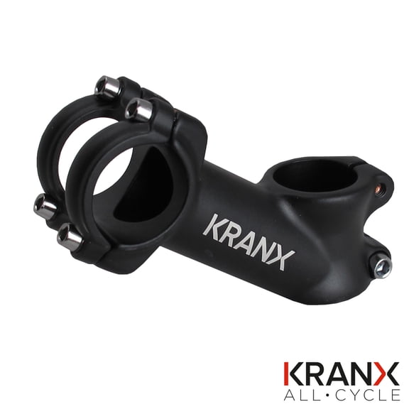 KranX 31.8mm Alloy 35 Rise A/Head 1 1/8" Stem in Black - 70mm
