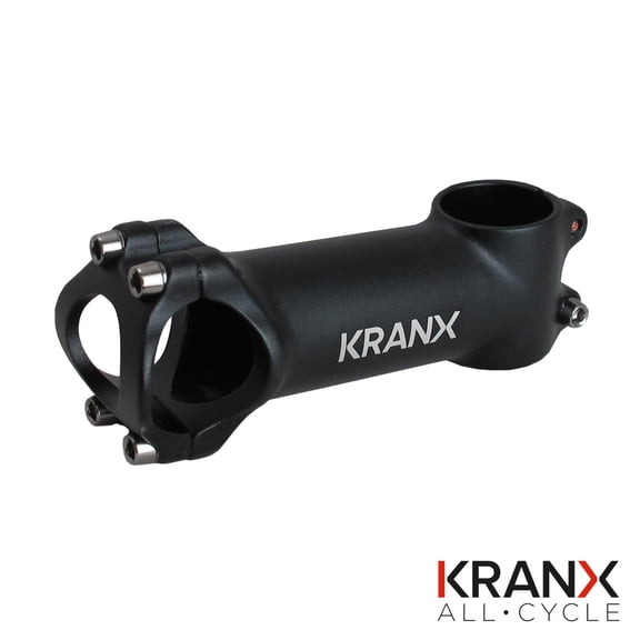 KranX 31.8mm Alloy A/Head 1 1/8" +/-7 Stem in Black - 100mm
