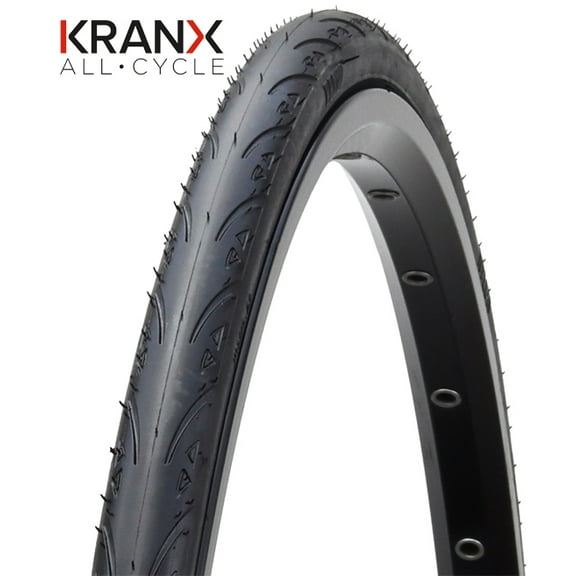 KranX Avanti Road Slick Tyre in Black Wired - 700 x 28mm