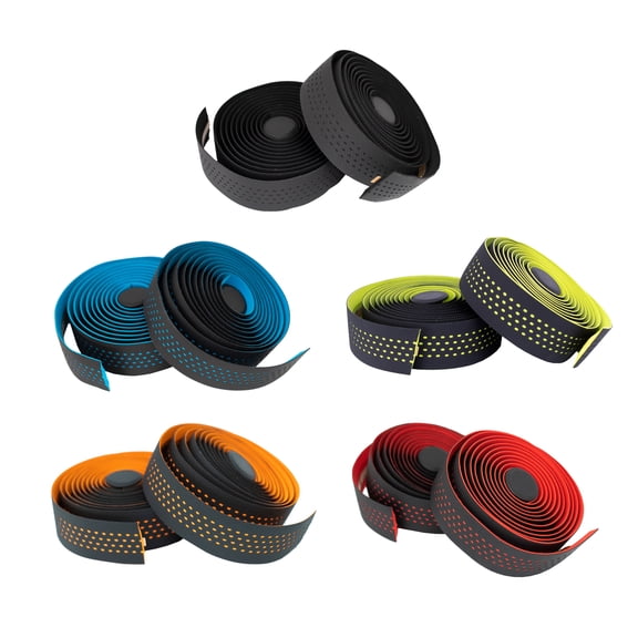 KranX Stretta Primo-High Grip Anti-Shock Handlebar Tape - Red