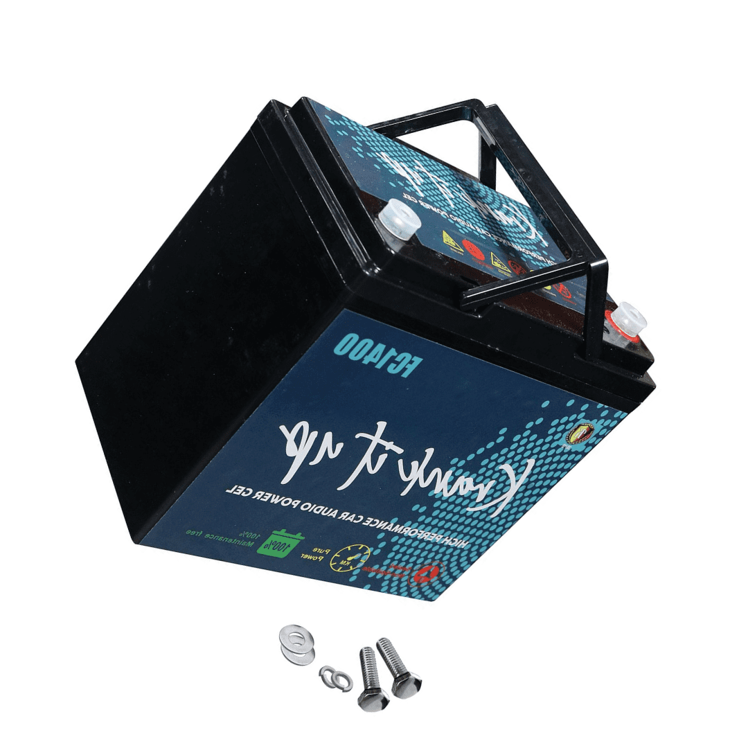 Krank It UP FC1400 12V Power Cell Battery – 1500 Watts / 60Ah AGM Power Supply for Car Audio Systems
