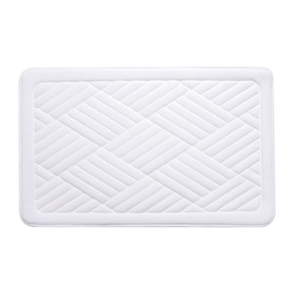 Kraoden 15.7x23.6In Bathroom Door Absorbent Non Slip Floor Mat Toilet Restroom Memory Foam Absorbent Mat Entrance Mat Bathroom Mat Small Size