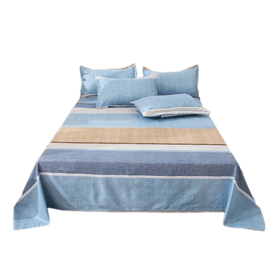 Kraoden 3 Pcs Bedding Set, All Season Comforter Set with Pillow Cases, Soft Microfiber Bed Set, Shrinkage and Fade Resistant, Classic Style for Comfortable Sleep