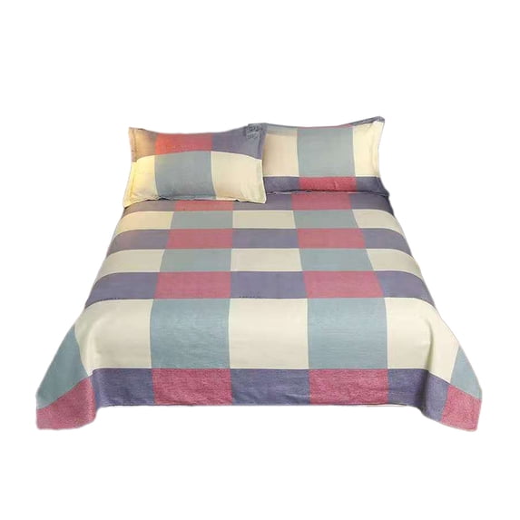Kraoden 3 Pcs Bedding Set, All Season Comforter Set with Pillow Cases, Soft Microfiber Bed Set, Shrinkage and Fade Resistant, Classic Style for Comfortable Sleep