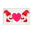 thumbnail image 1 of Kraoden 40x60cm Red Romantic Love Floor Door Mats Shag Carpet Valentine's Day,Non Slip Super Soft Bath Rugs,Sweet Abstract Heart Shaggy Fuzzy Area Rug for Kitchen/Bathroom/Bedroom/Living Room Decor, 1 of 7