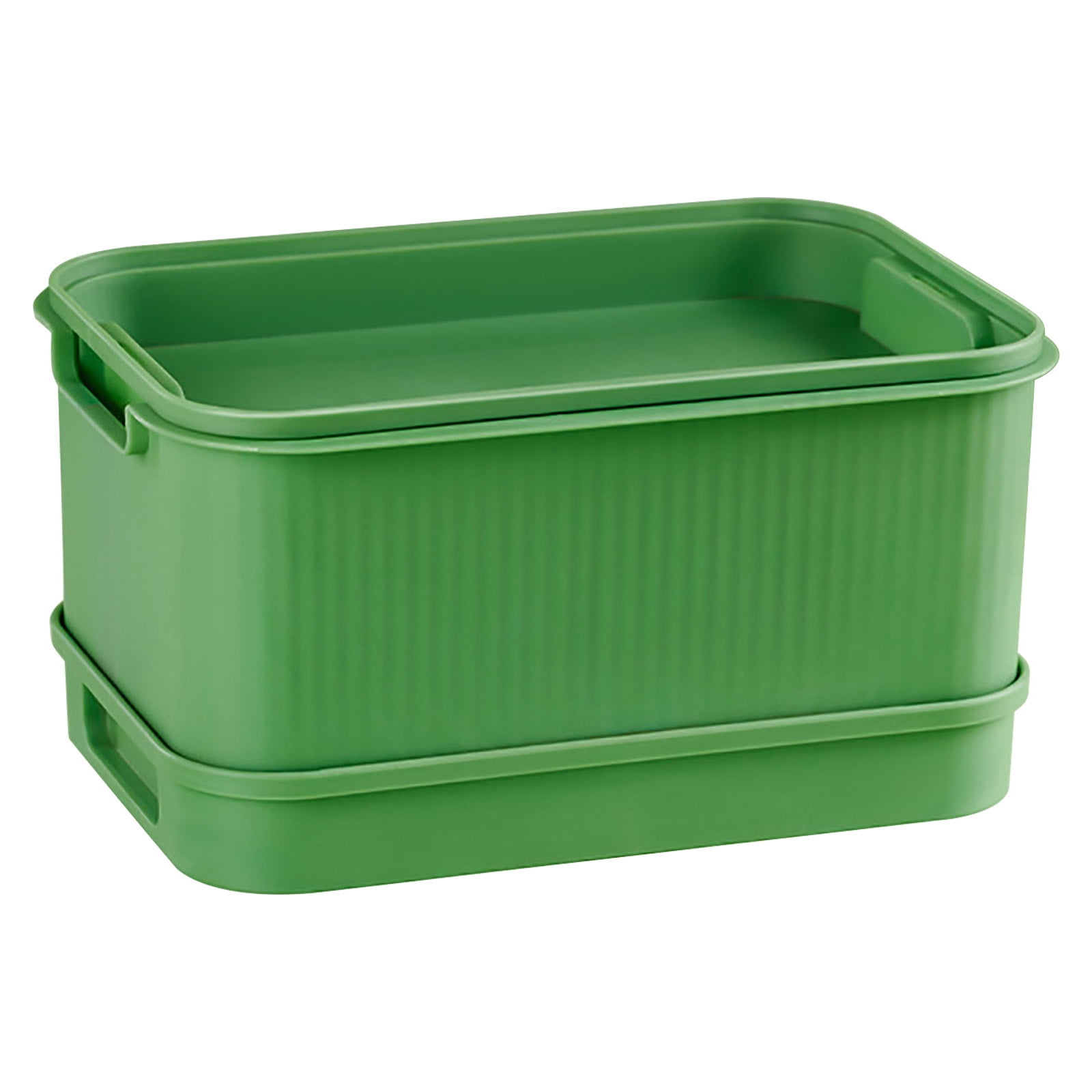 Kraoden 9x6x5in Seed Sprouter Tray BPA Free PP Soil-Free Big Capacity Healthy Wheatgrass Bean Sprout Grower with Lid Sprouting Kit