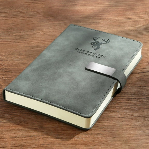 Kraoden A5 Thick Notebook, Heavy-Duty Note Pad, Durable Writing Book, Thick-Page Diary, Portable Office Notepad for Everyday Use