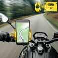 thumbnail image 1 of Kraoden Aluminum Alloy Motorcycle Phone Mount, Durable Bike Navigation Holder, Lightweight and Sturdy Mobile Phone Support for Motorcycles and Bikes, 1 of 6