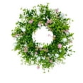 thumbnail image 1 of Kraoden Artificial Flower Wreath, Spring and Summer Decor for Doors, Walls, and Windows, Durable Plastic Floral Wreath for Easter, Weddings, and Seasonal Home Decoration, 1 of 7