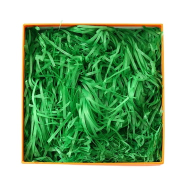 Kraoden Basket Grass, Crinkle Cut Tissue Paper for Easter Gift Box Wrapping Packing Filling, Recyclable DIY Craft Basket Shred Confetti Raffia Paper Filler, 200G/Bag Confetti Crinkle Paper